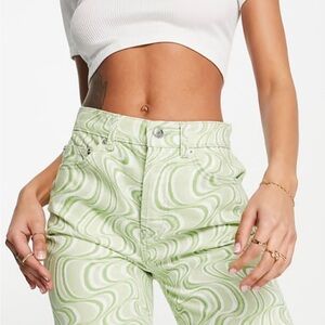 Goss Design Green Swirl Pants